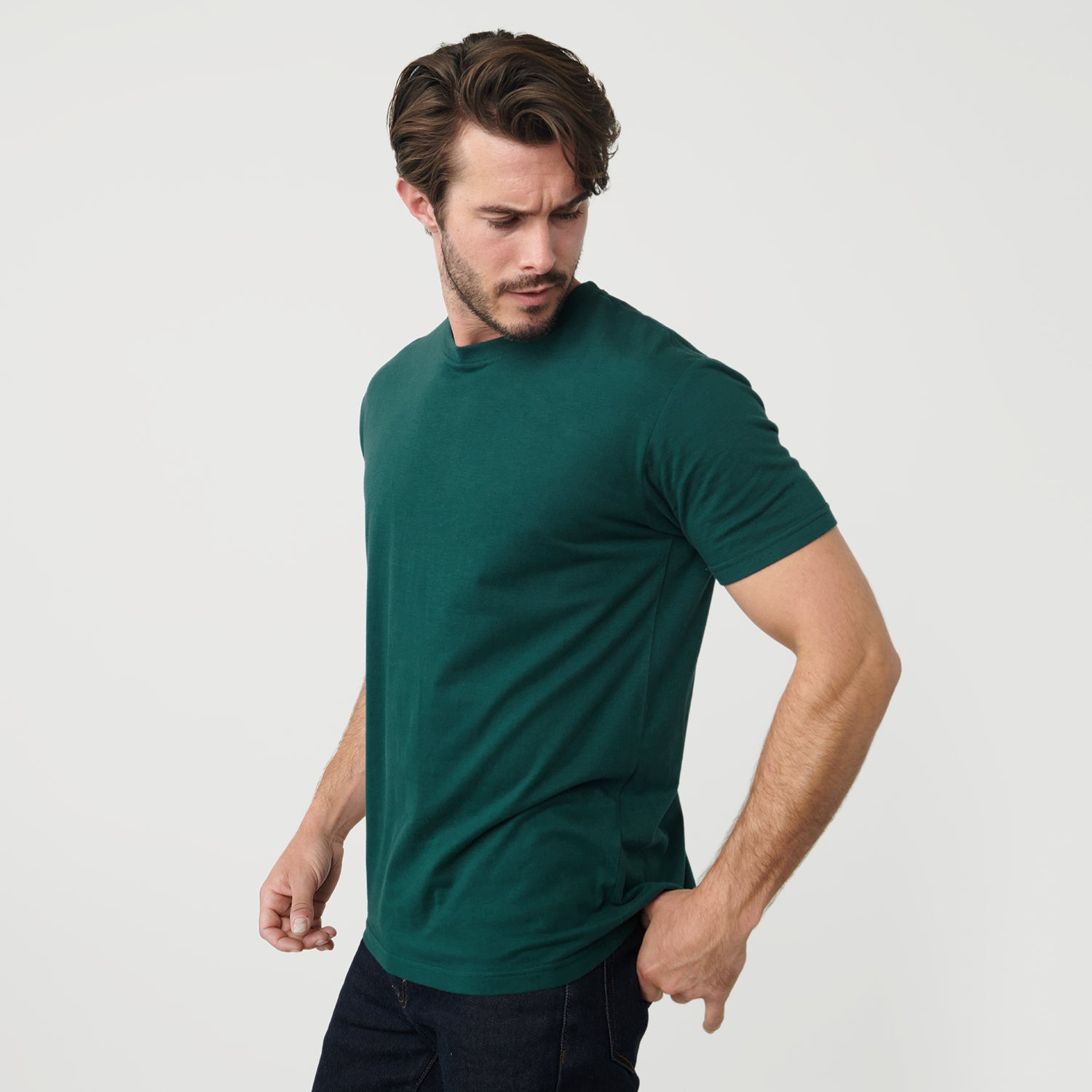 Emerald Crew Neck T-Shirt – True Classic