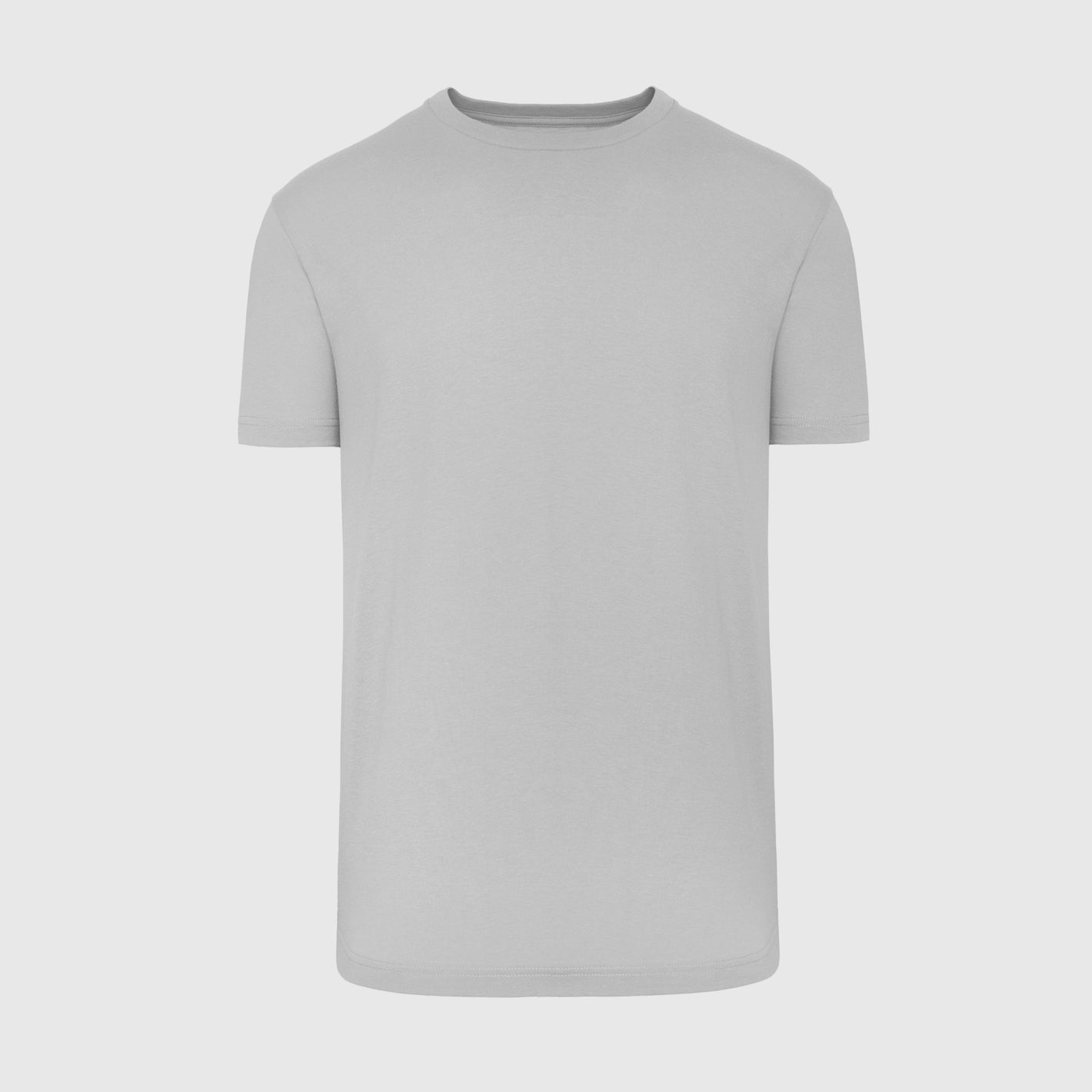 Iron Gray Short Sleeve Crew Neck Tee on neutral background.