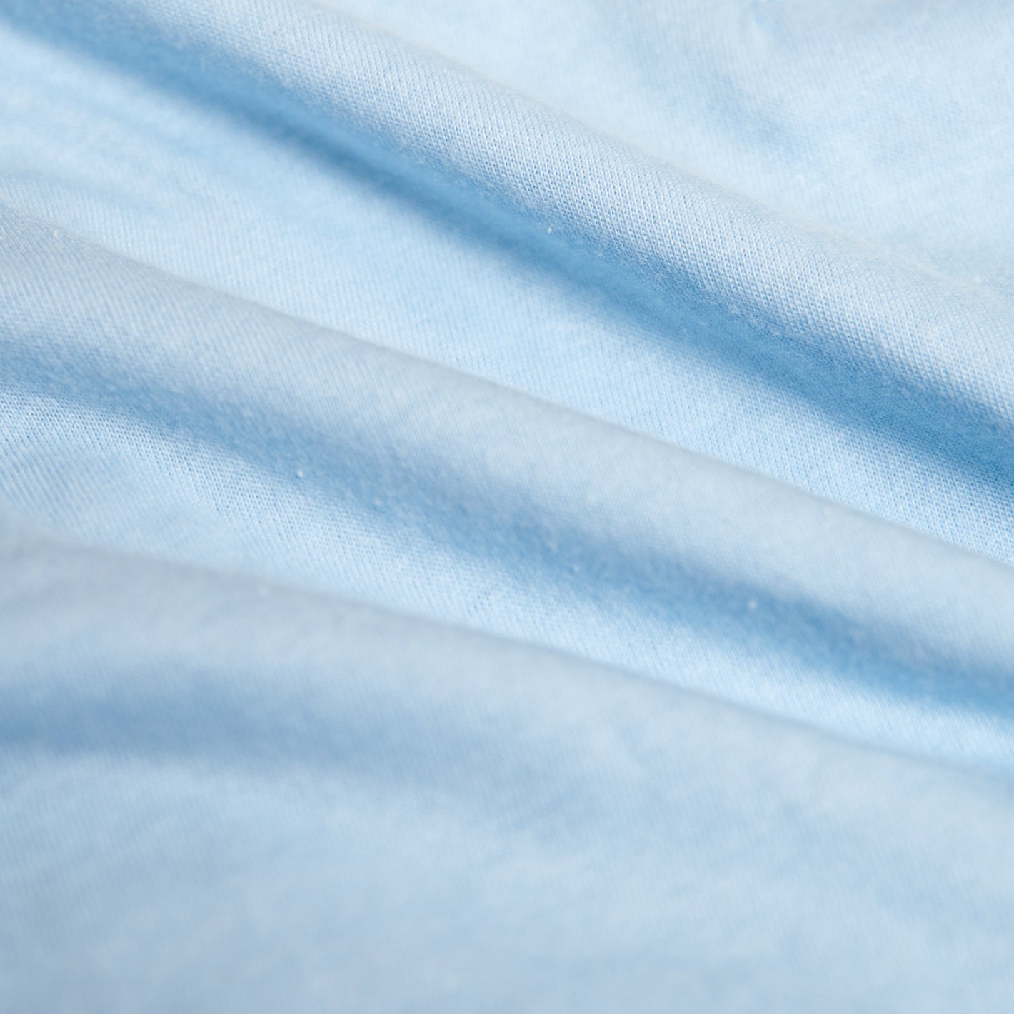 Oxford Blue Short Sleeve Crew Neck Tee fabric close-up.