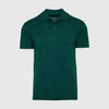 Emerald Classic Polo with classic collar and two-button placket.