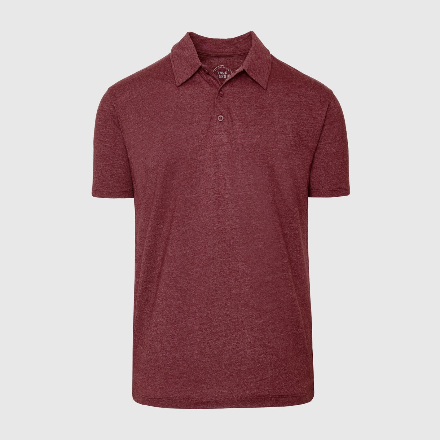 Heather Burgundy Classic Polo