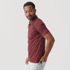 Heather Burgundy Classic Polo
