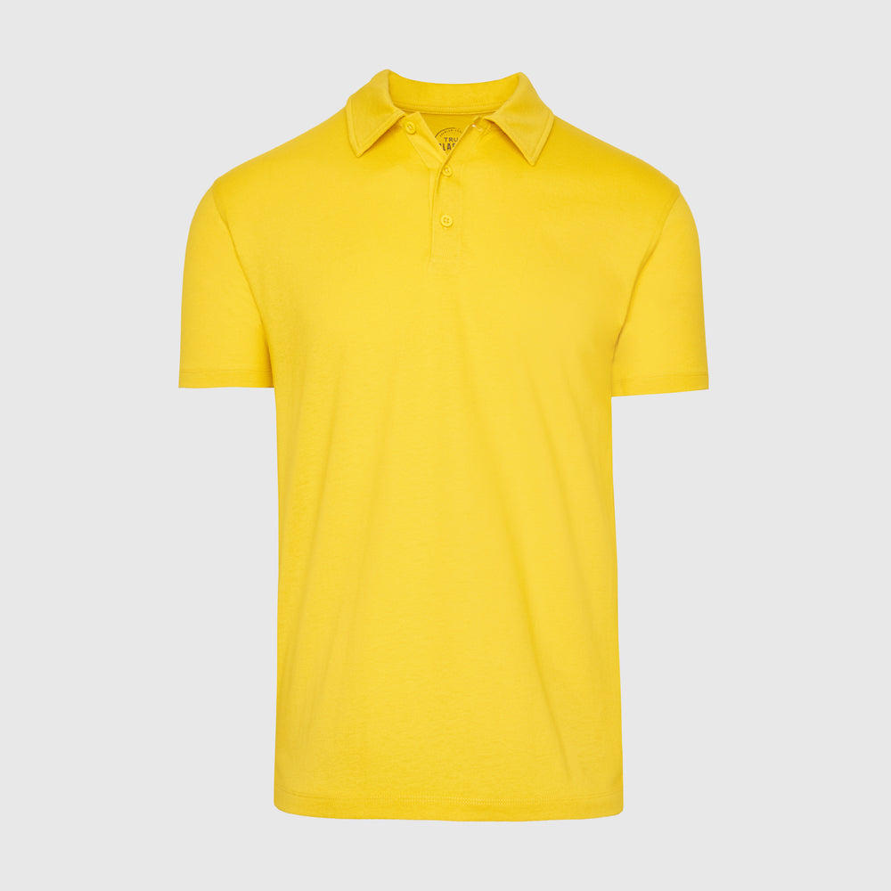 Men's Yellow Polo Shirt - True Classic