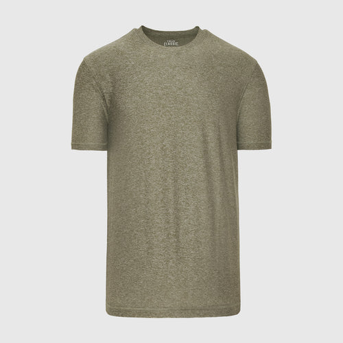 Men's Heather Military Green Performance TShirt True Classic