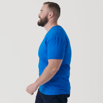 Classic V-Neck - Electric Blue