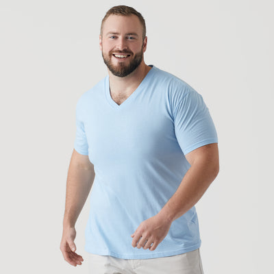 Classic V-Neck - Oxford Blue