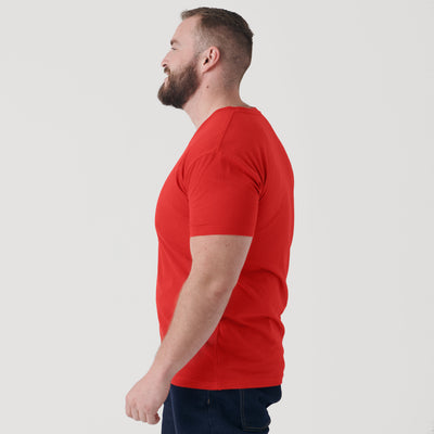 Classic V-Neck - True Red
