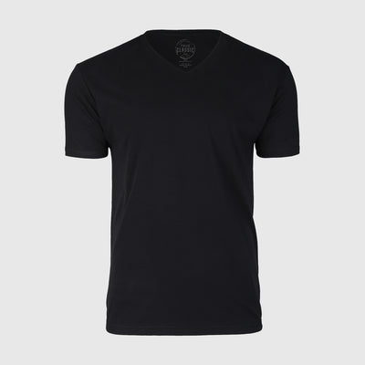 True Classic Men’s V-Neck T Shirt – Soft Cotton Blend Fit, Tailored Short Sleeve Tee for Everyday, Streetwear, or Layered Looks