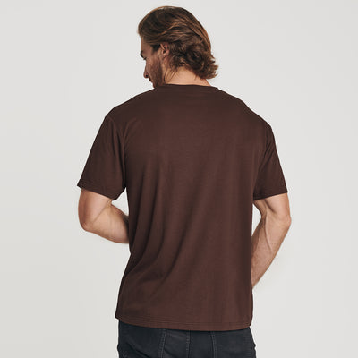 Classic V-Neck - Coffee