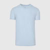 Heather Pale Blue V Neck T Shirt