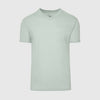 Heather Sage V Neck T Shirt