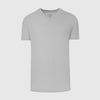 Iron Gray Classic V-Neck T-shirt, laid out flat, label visible.