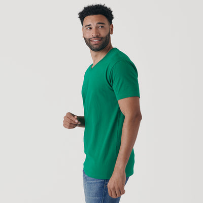 Classic V-Neck - Kelly Green