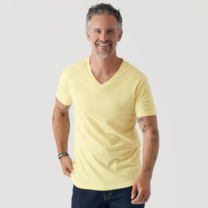 True ClassicMellow Yellow V-Neck T-Shirt