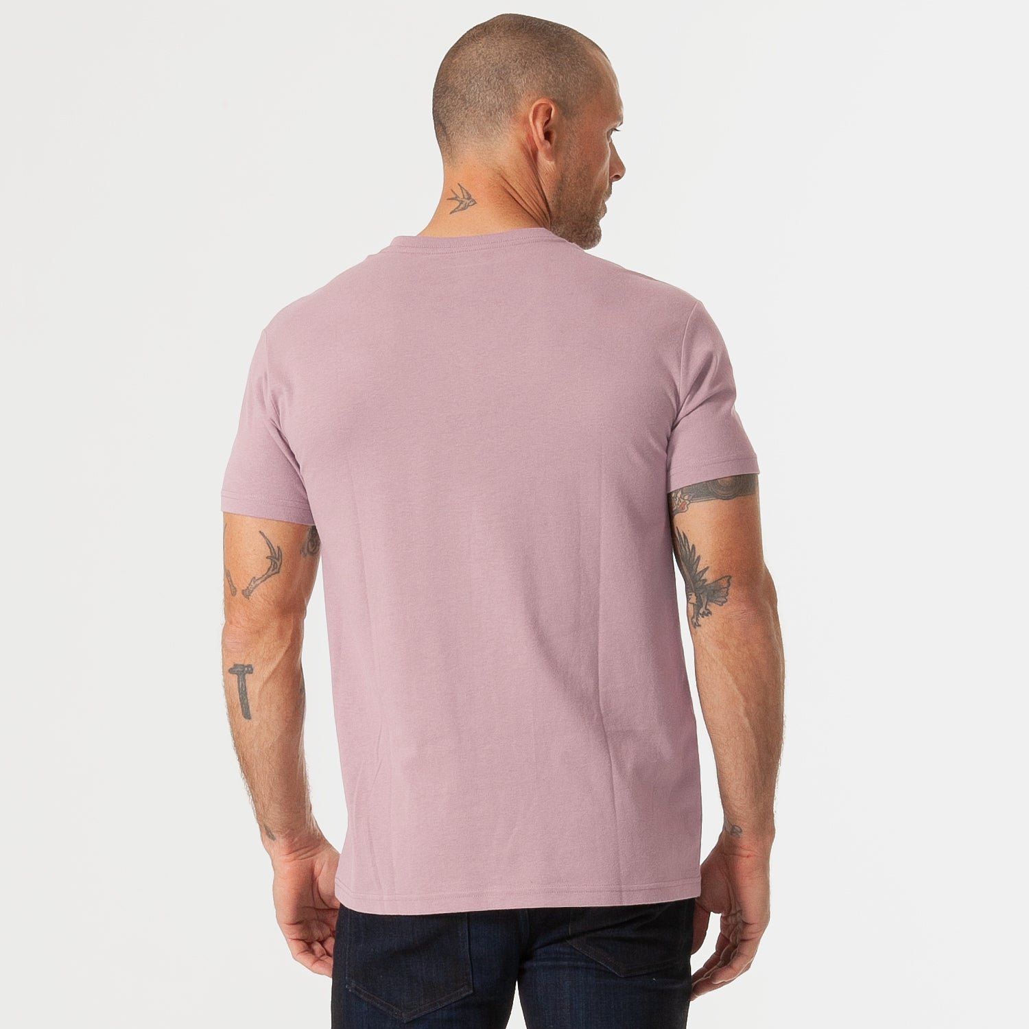 Mineral Mauve V-Neck T-Shirt