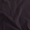 Dark Purple V-Neck Tee fabric texture and folds close-up.