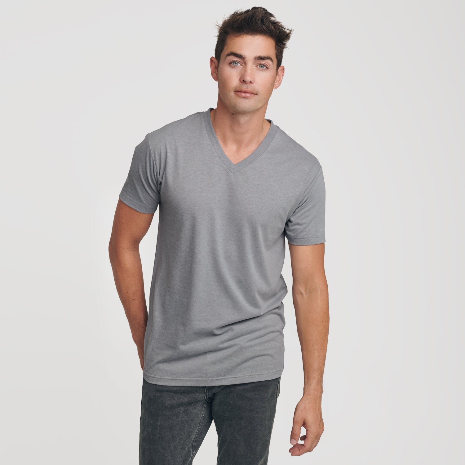 Slate V-Neck T-Shirt