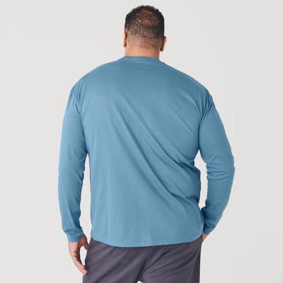 Classic Long Sleeve Crew Neck - Bluestone