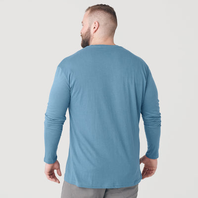 Classic Long Sleeve Crew Neck - Bluestone