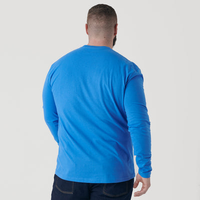 Classic Long Sleeve Crew Neck - Periwinkle Blue