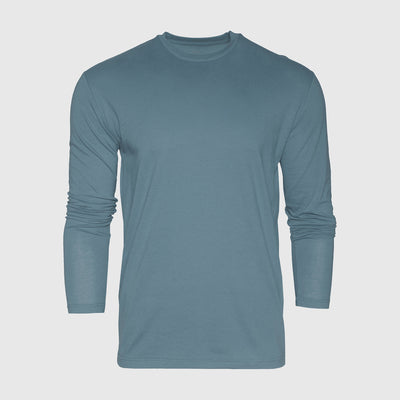 Classic Long Sleeve Crew Neck - Bluestone