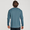 Bluestone Long Sleeve Crew Neck Tee, back view worn by model.