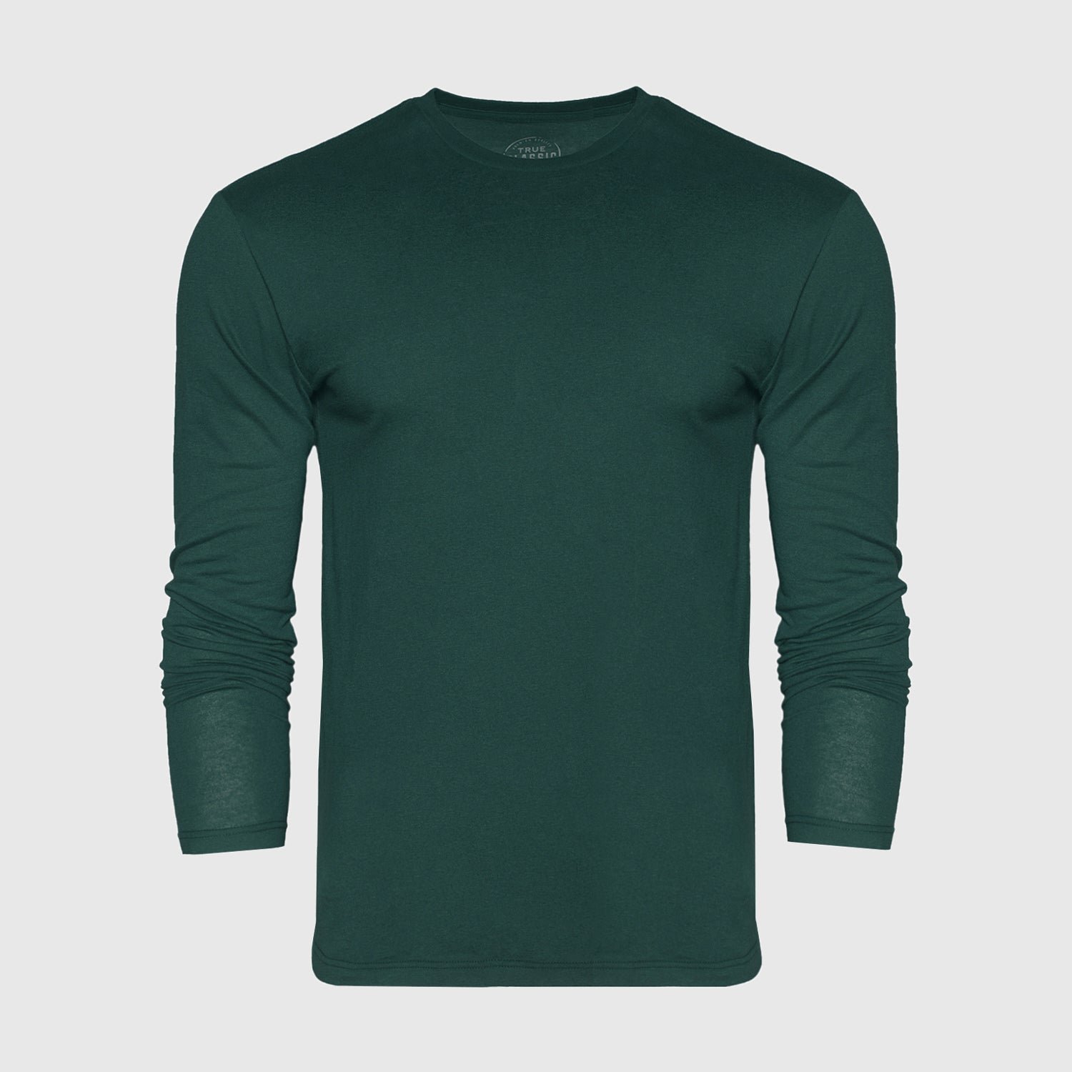 Forest Green Crew Neck Long Sleeve