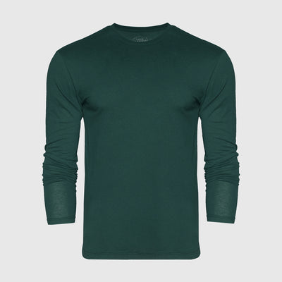 Classic Long Sleeve Crew Neck - Forest Green