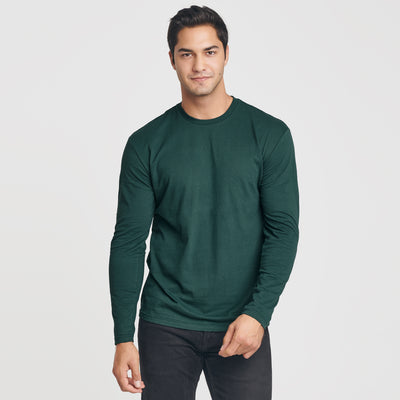 Classic Long Sleeve Crew Neck - Forest Green
