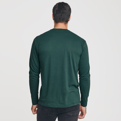 Classic Long Sleeve Crew Neck - Forest Green
