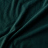 Forest Green Long Sleeve Crew Neck Tee, close-up of soft, textured fabric.