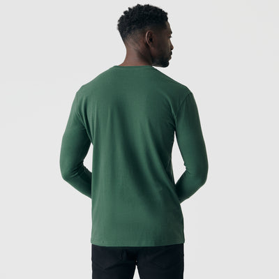 Classic Long Sleeve Crew Neck - Hunter Green