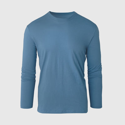 Classic Long Sleeve Crew Neck - Indigo