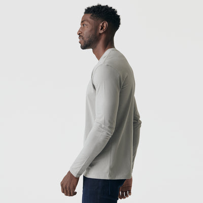 Classic Long Sleeve Crew Neck - Iron Gray