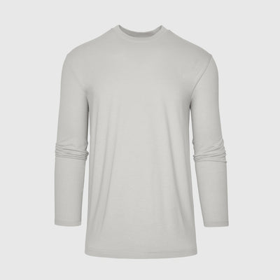 Classic Long Sleeve Crew Neck - Light Gray