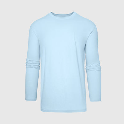 Classic Long Sleeve Crew Neck - Oxford Blue 