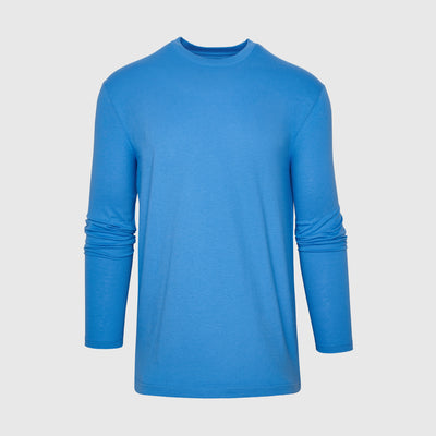 Classic Long Sleeve Crew Neck - Periwinkle Blue