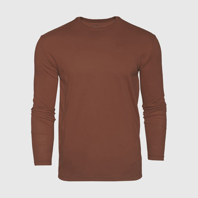 Classic Long Sleeve Crew Neck - Red Rock