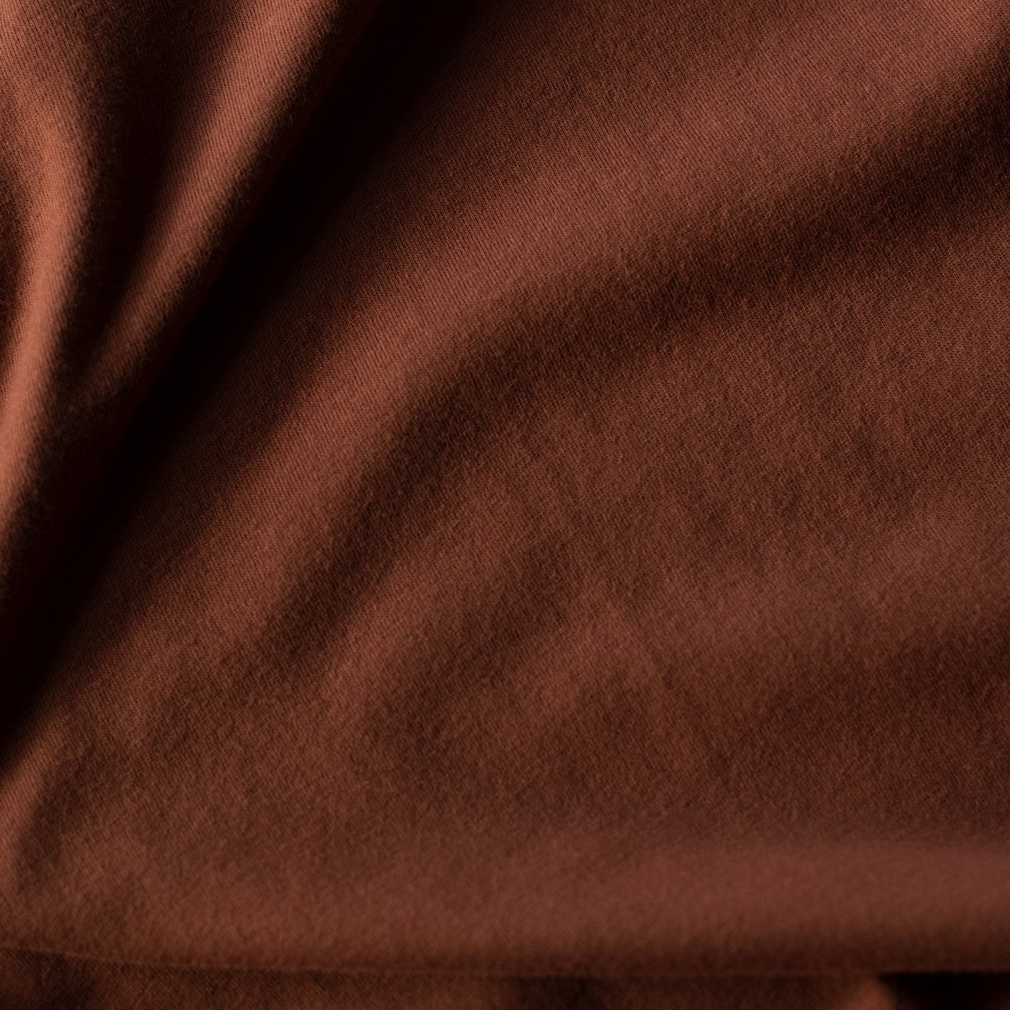 Red Rock Classic Long Sleeve Crew Neck fabric close-up, showing texture.
