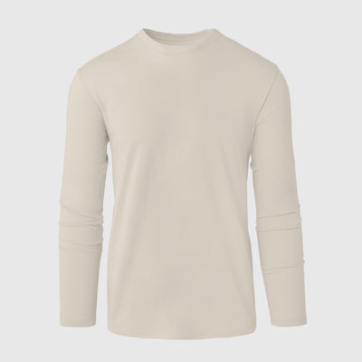 Classic Long Sleeve Crew Neck - Sandstone