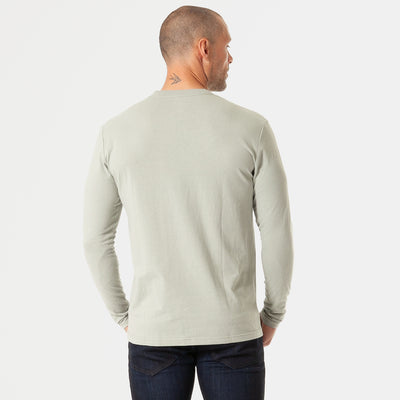 Classic Long Sleeve Crew Neck - Slate Green