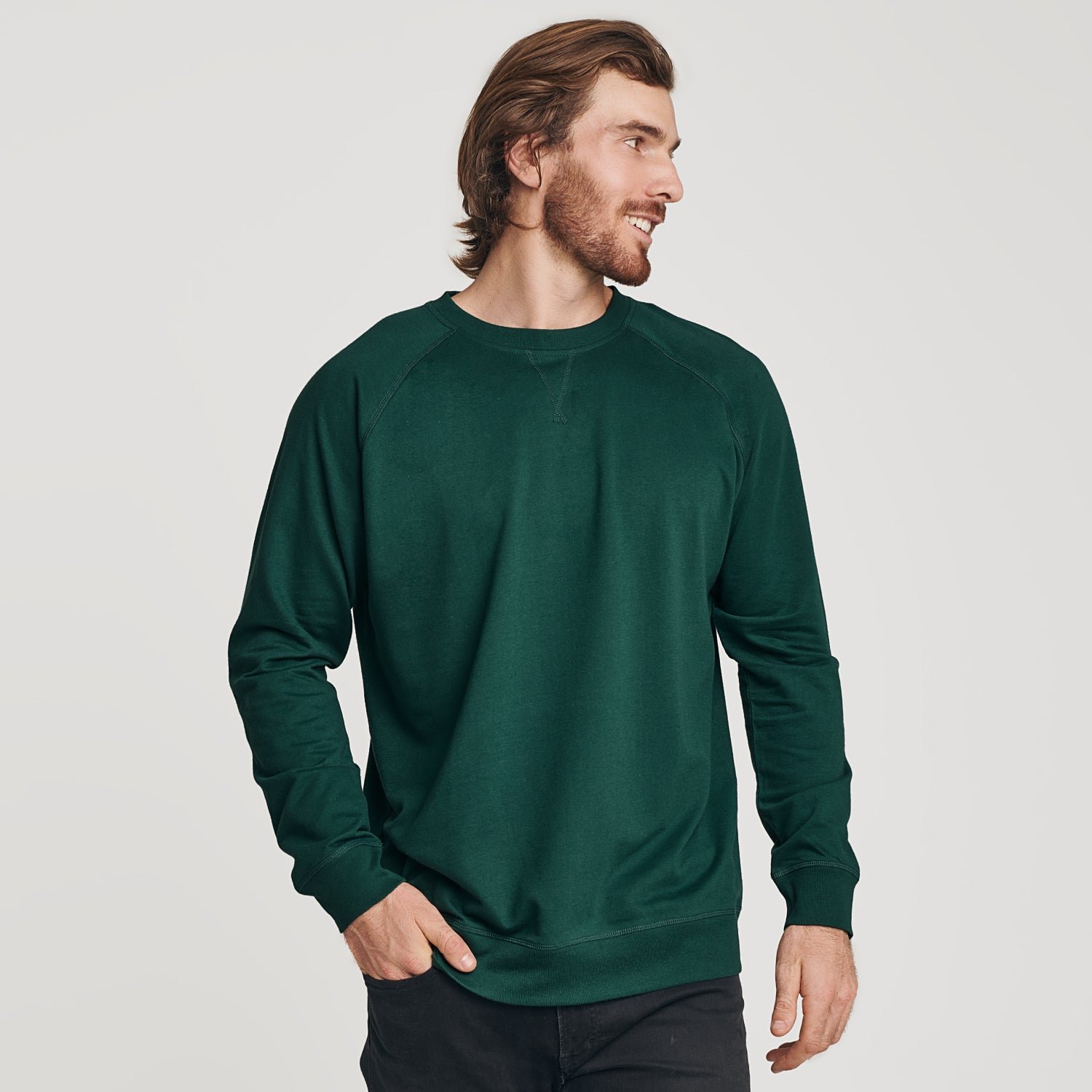 Forest Green French Terry Sweatshirt