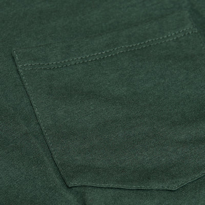 Classic Pocket Crew Neck - Hunter Green