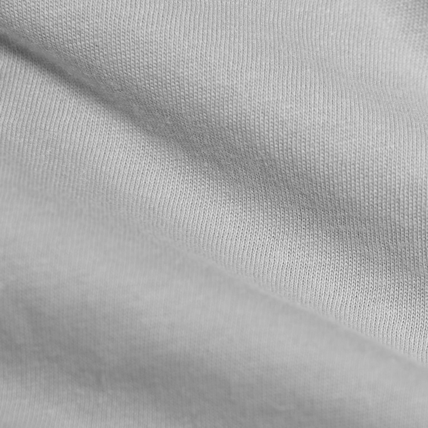 Iron Gray Tall Round Hem Crew Neck T-Shirt close-up of knit fabric.