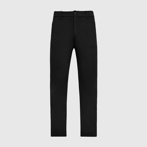 Black Slim Comfort Knit Chino Pant