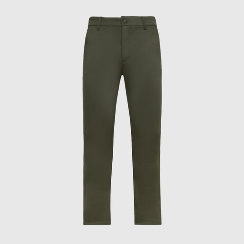 Military Green Slim Comfort Knit Chino Pant