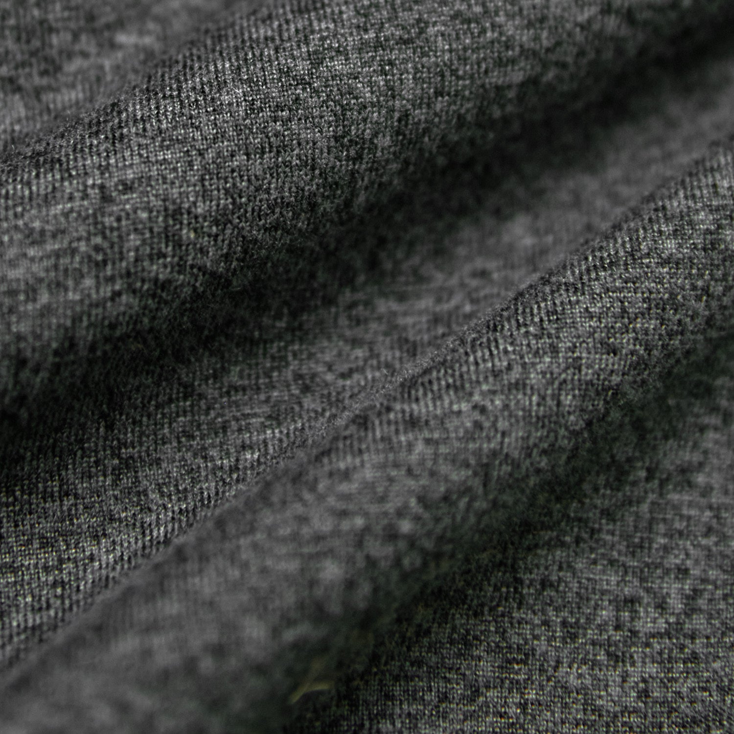 Gray Heather Boiled Wool Fabric by Telio