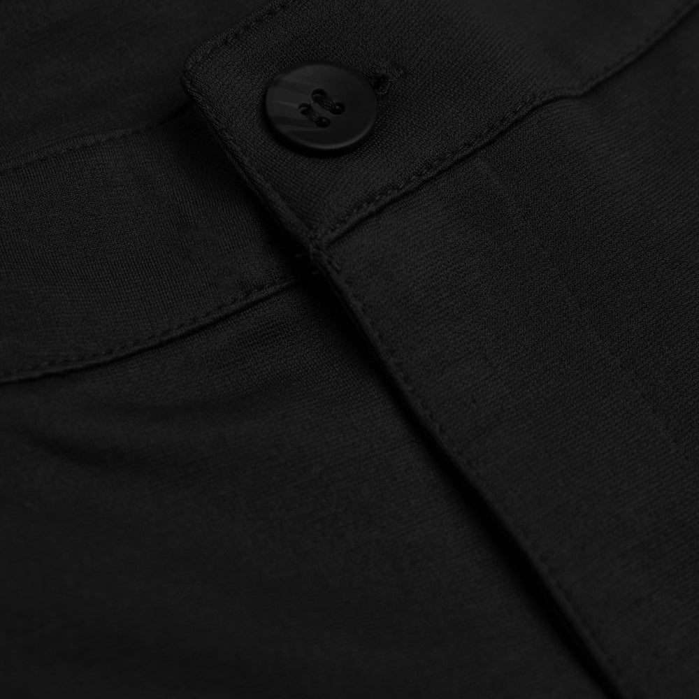 9" Black Comfort Chino Short