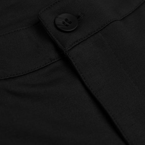 9" Black Comfort Chino Short