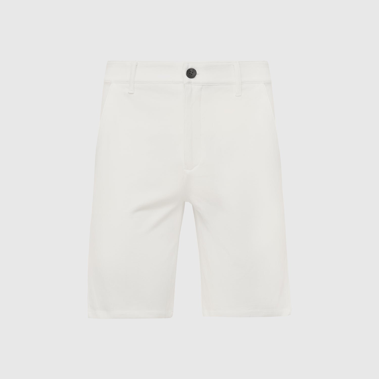9.5" Ivory Comfort Chino Shorts
